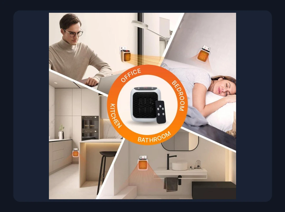 Adjust Your Thermostat & Auto-Off Timer From Your Bed or Desk